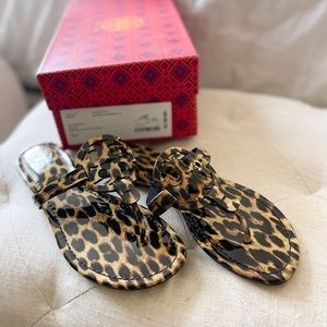 Tory Burch Miller leopard sandals